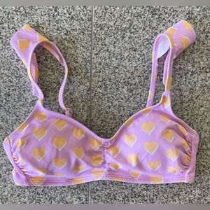 NWOT Stoney Clover Lane X Target Heart Flutter Swim Top